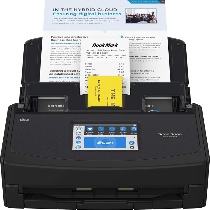 Fujitsu ScanSnap iX1600 The Best High-Speed Document Scanner for Law Offices