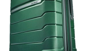 Samsonite Freeform Hardside Testing Durability and Maneuverability