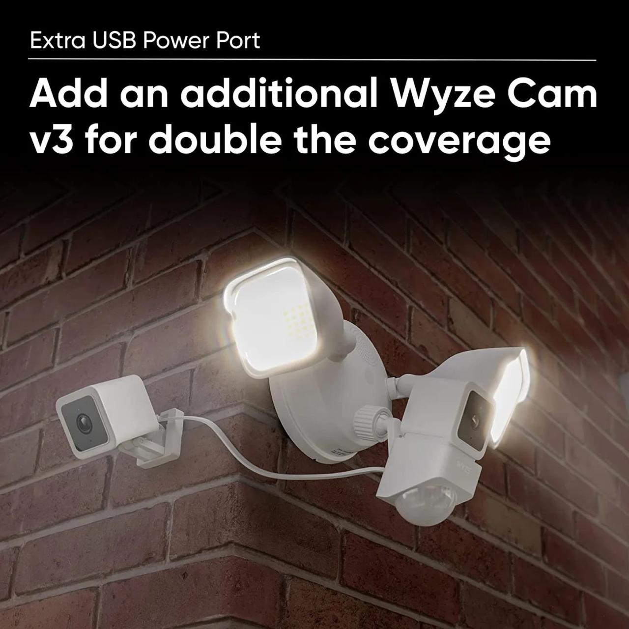 Wyze Cam Floodlight Pro High-Lumen Security Performance for Residential Lots