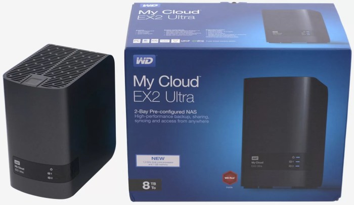Western Digital My Cloud EX2 Ultra Private NAS Storage