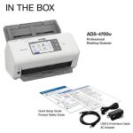 Brother ADS-4700W Scanner Professional Grade Legal Digitization Performance