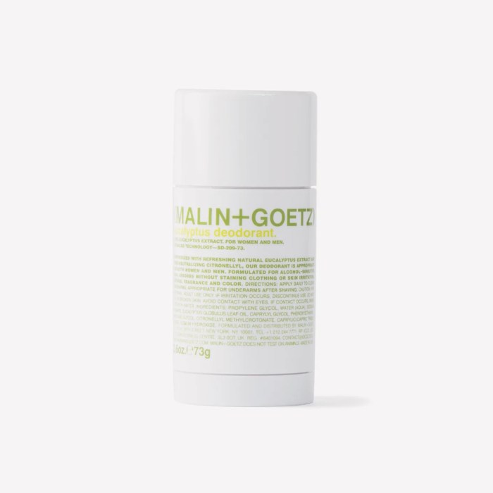 Malin+Goetz Eucalyptus Deodorant Natural Aluminum-Free Performance