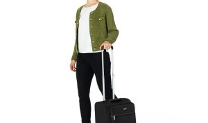 AmazonBasics Softside Spinner Luggage for Budget Travelers