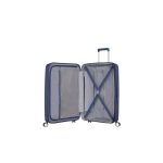 American Tourister Soundbox Spinner Suitcase for European Travel