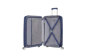 American Tourister Soundbox Spinner Suitcase for European Travel American Tourister Soundbox Spinner Suitcase for European Travel